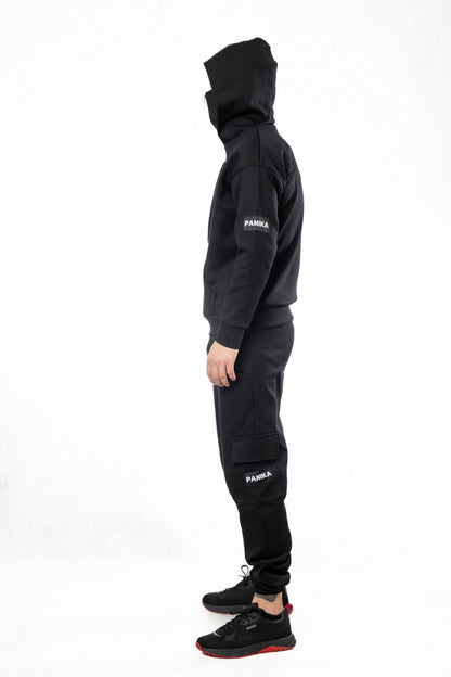 Anon Мъжки Екип с Двойна Качулка