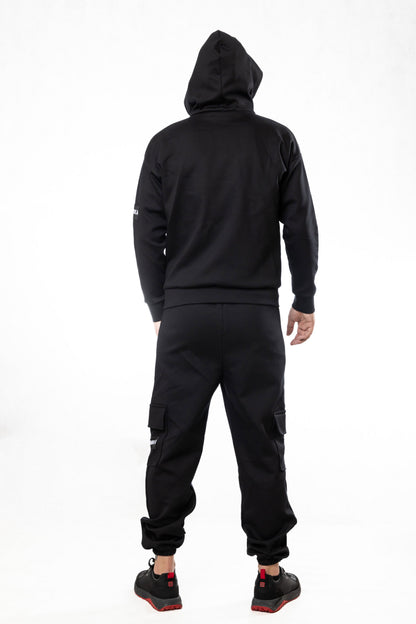 Anon Мъжки Екип с Двойна Качулка