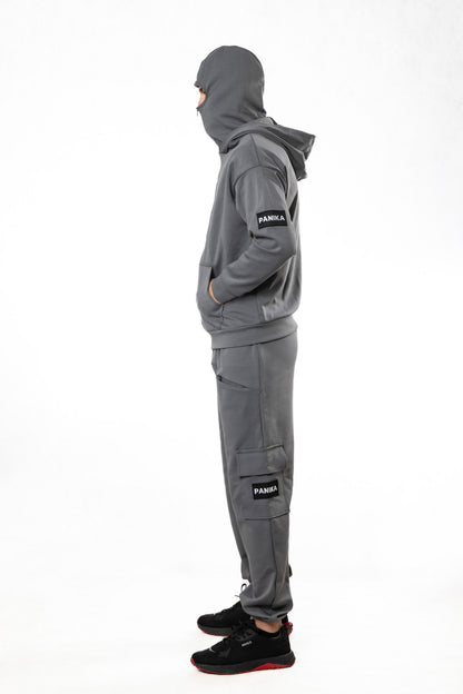 Anon Мъжки Екип с Двойна Качулка